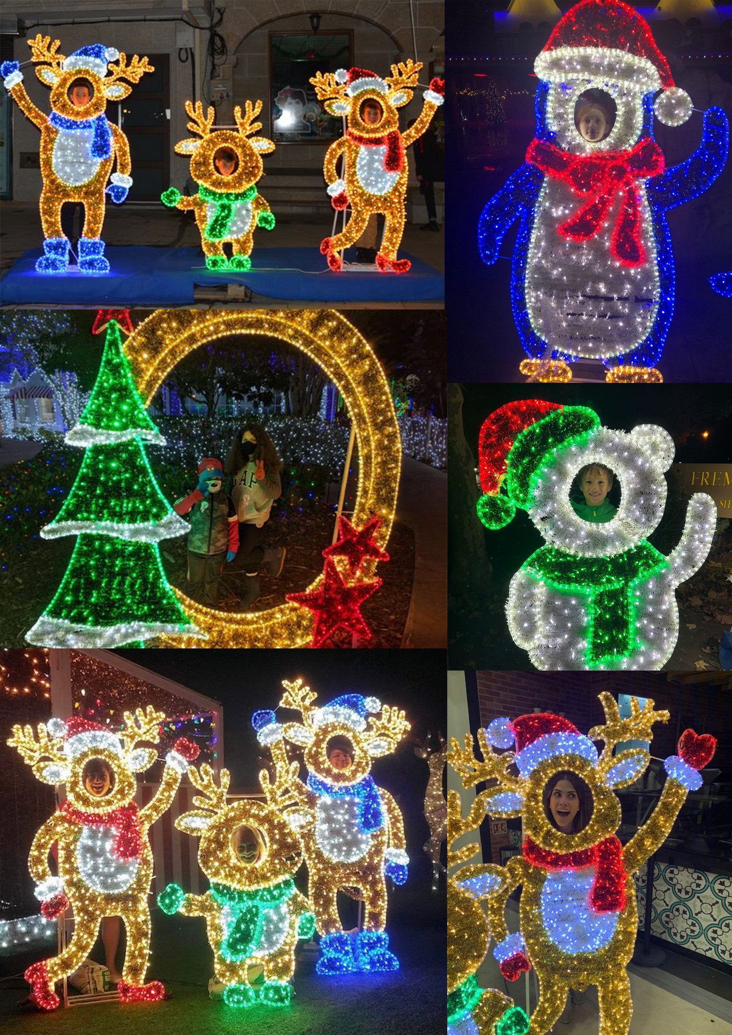 IP65 ប្ដូរតាមបំណង ស៊េរីរូបថត 2D ដែលត្រូវបានដឹកនាំ ក្រុមហ៊ុនផលិតគំនូរពន្លឺបុណ្យណូអែល មកពីប្រទេសចិន | ភាពអស្ចារ្យ 7