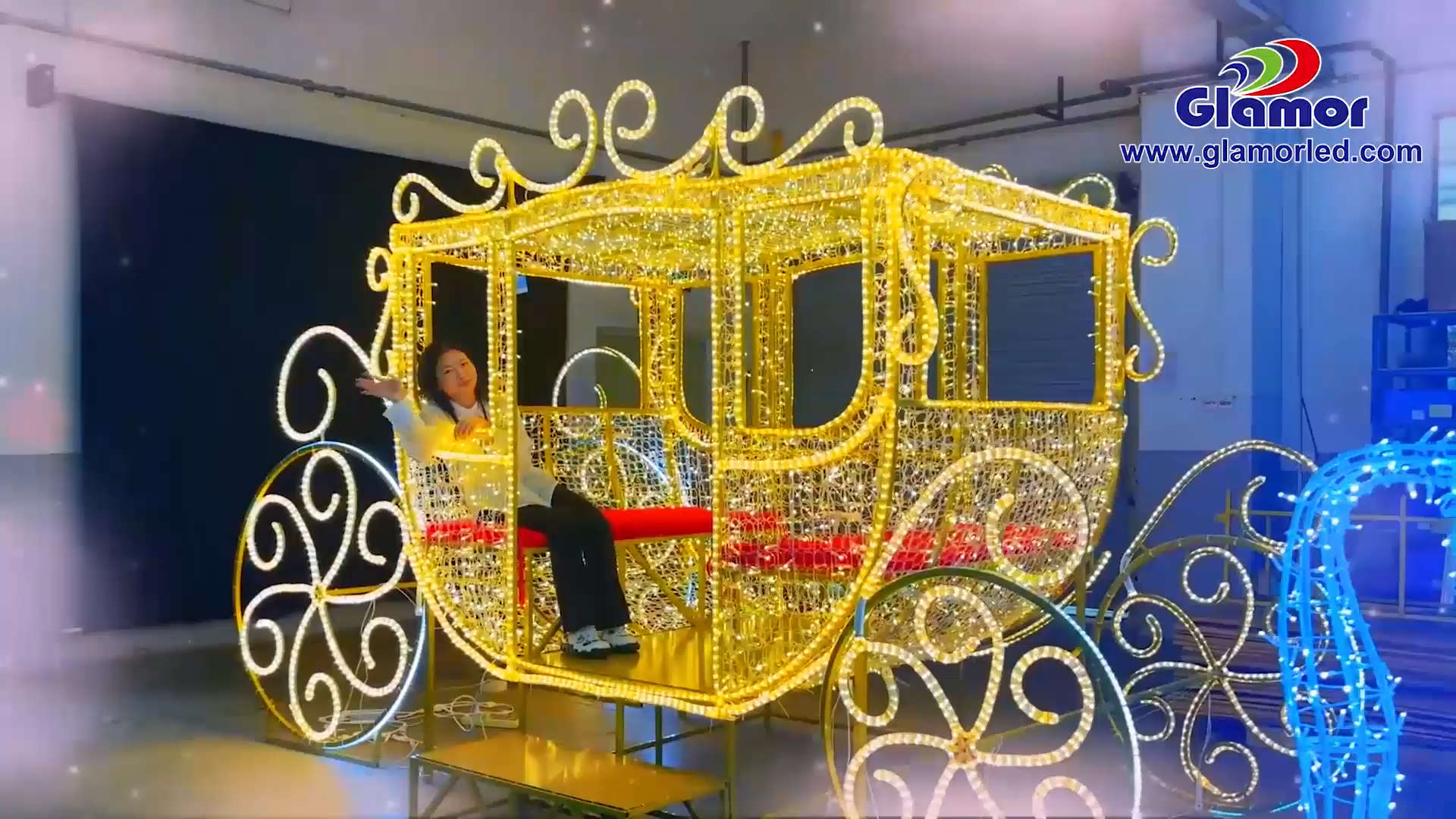 అనుకూలీకరించిన నాణ్యమైన ఉత్పత్తులు IP65 వాటర్‌ప్రూఫ్ 3D క్రిస్మస్ డిస్ప్లే హౌస్ మోటిఫ్ తయారీదారులు చైనా నుండి | గ్లామర్ 4