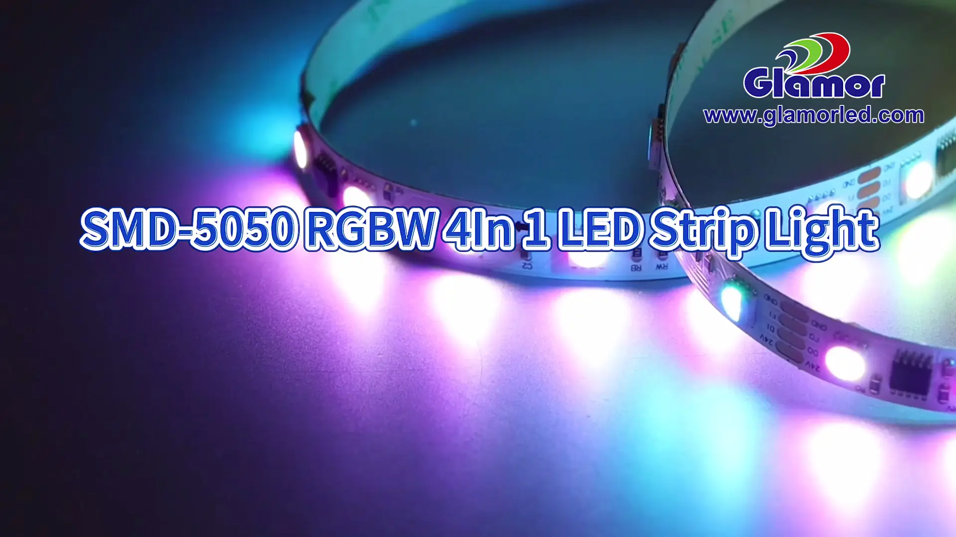 Dải đèn LED RGBW SMD 24V 5m 4 trong 1, Nhà sản xuất từ ​​Trung Quốc | GLAMOR 1
