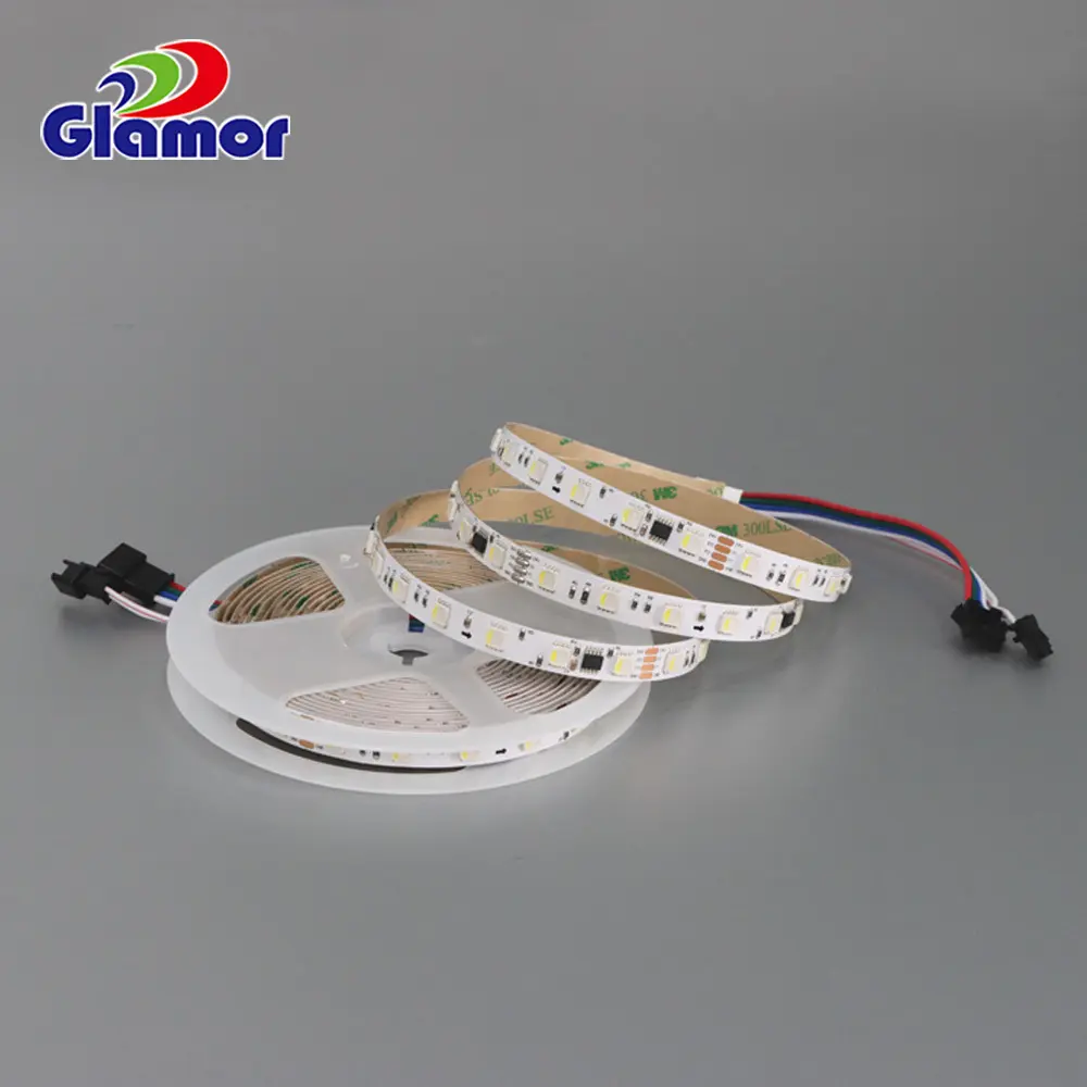 RGBW SMD LED Strip Lights 24V 5m 4 in 1, China Manufacturer | GLAMOR 2