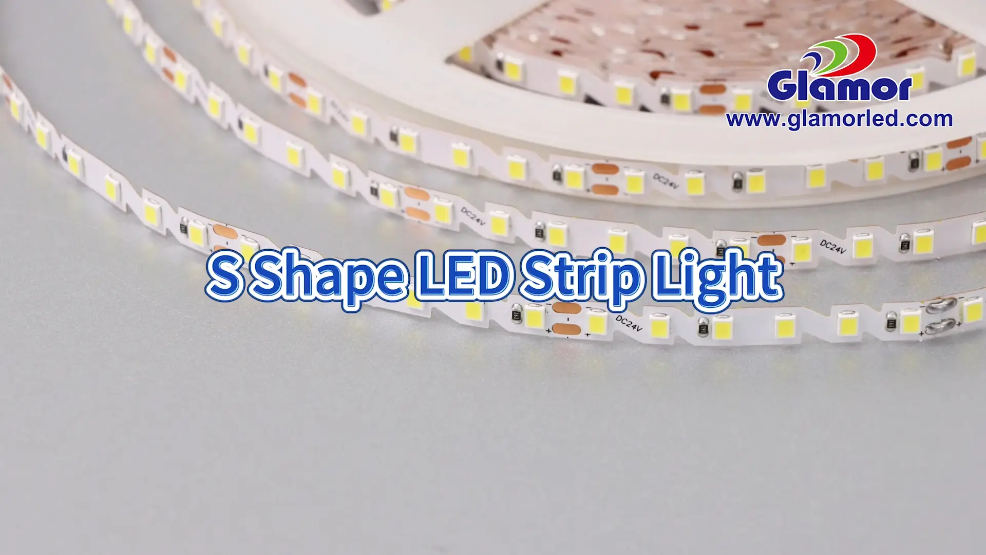 Fabrikistoj de LED-lumstrioj tipo S, blankaj | GLAMOR 1
