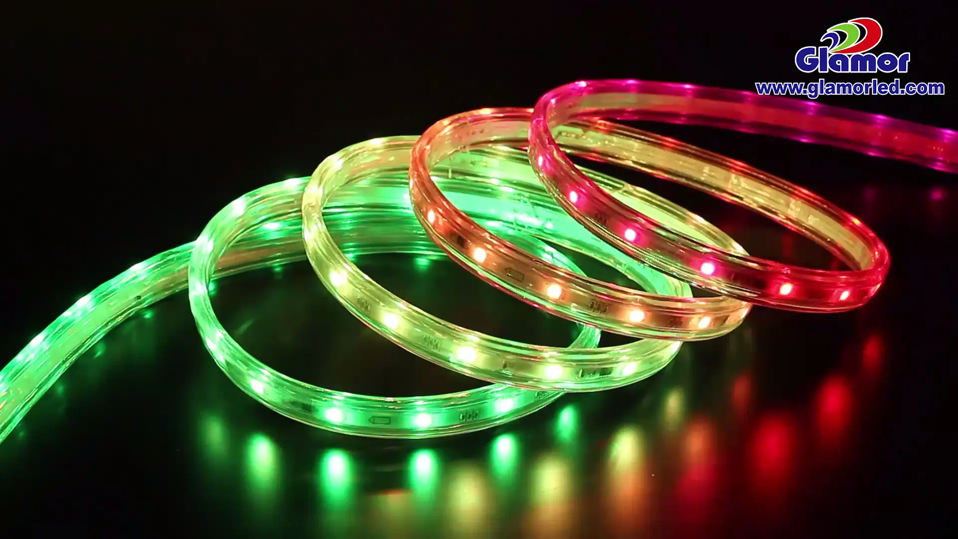 Bann LED IP65 RGB Chasing 30 Leds/m Vison Strip LED SMD5050 Konpayi - GLAMOR 1