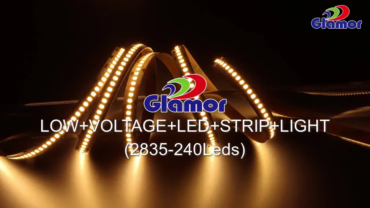 Produsen Lampu Strip LED Tegangan Rendah Kustom Berkualitas, Strip LED Luar Ruangan Tahan Air | GLAMOR 1