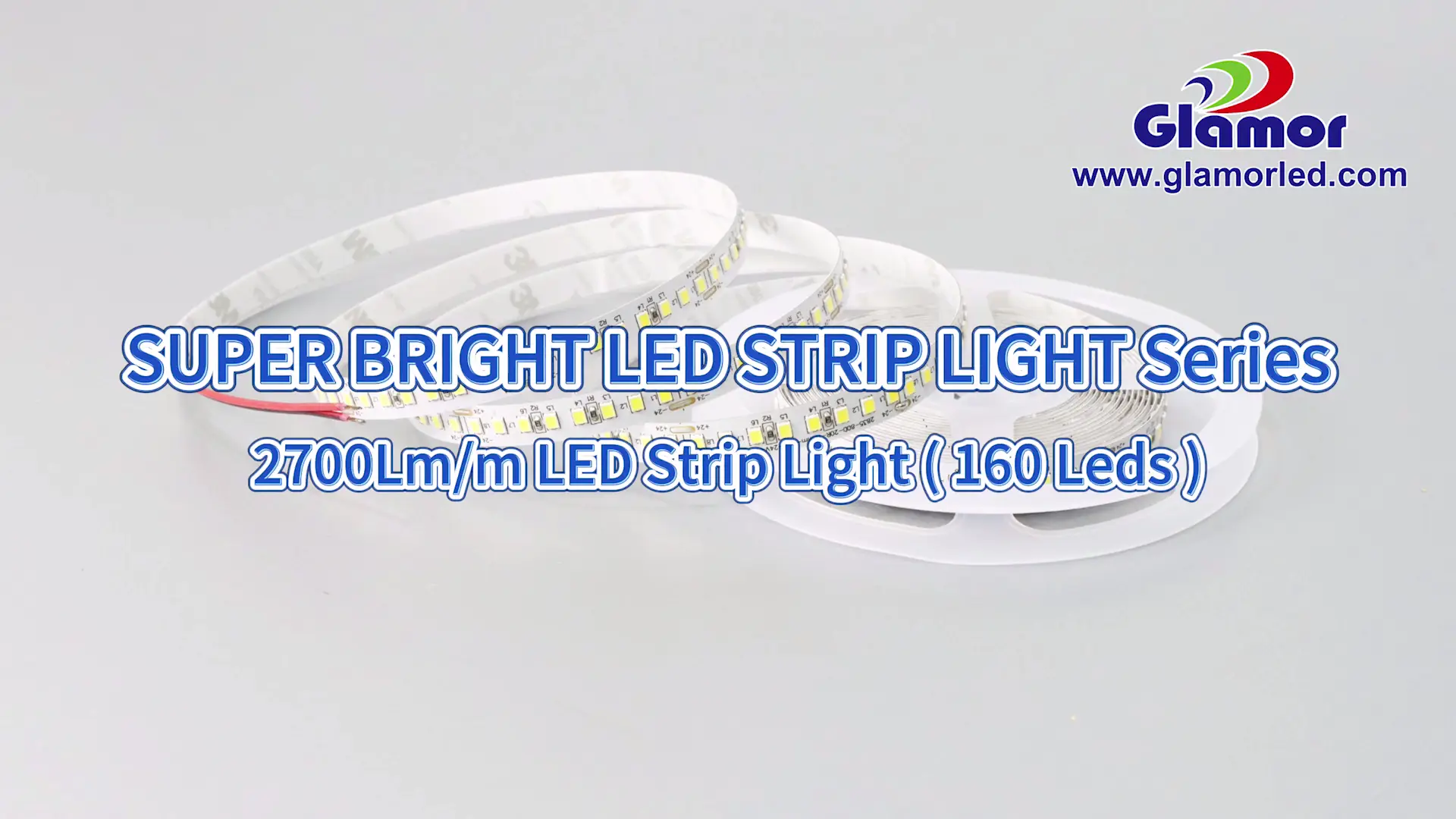 உயர் லுமேன் லெட் ஸ்ட்ரிப் லைட் 2700lm 12V 24V 5m,150+lm/W,160 leds/m,உற்பத்தியாளர்,IIP20/IP44/IP65/IP67/IP68|GLAMOR 1