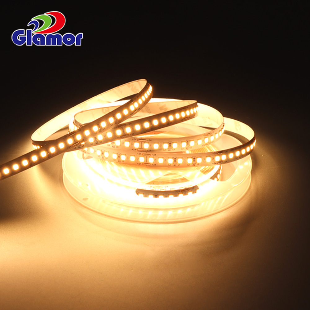 Λωρίδα φωτισμού υψηλής φωτεινότητας, θερμό λευκό 2700lm 12V 24V 5m, 150+lm/W, Κατασκευαστής, IIP20/IP44/IP65/IP67/IP68| GLAMOR 8