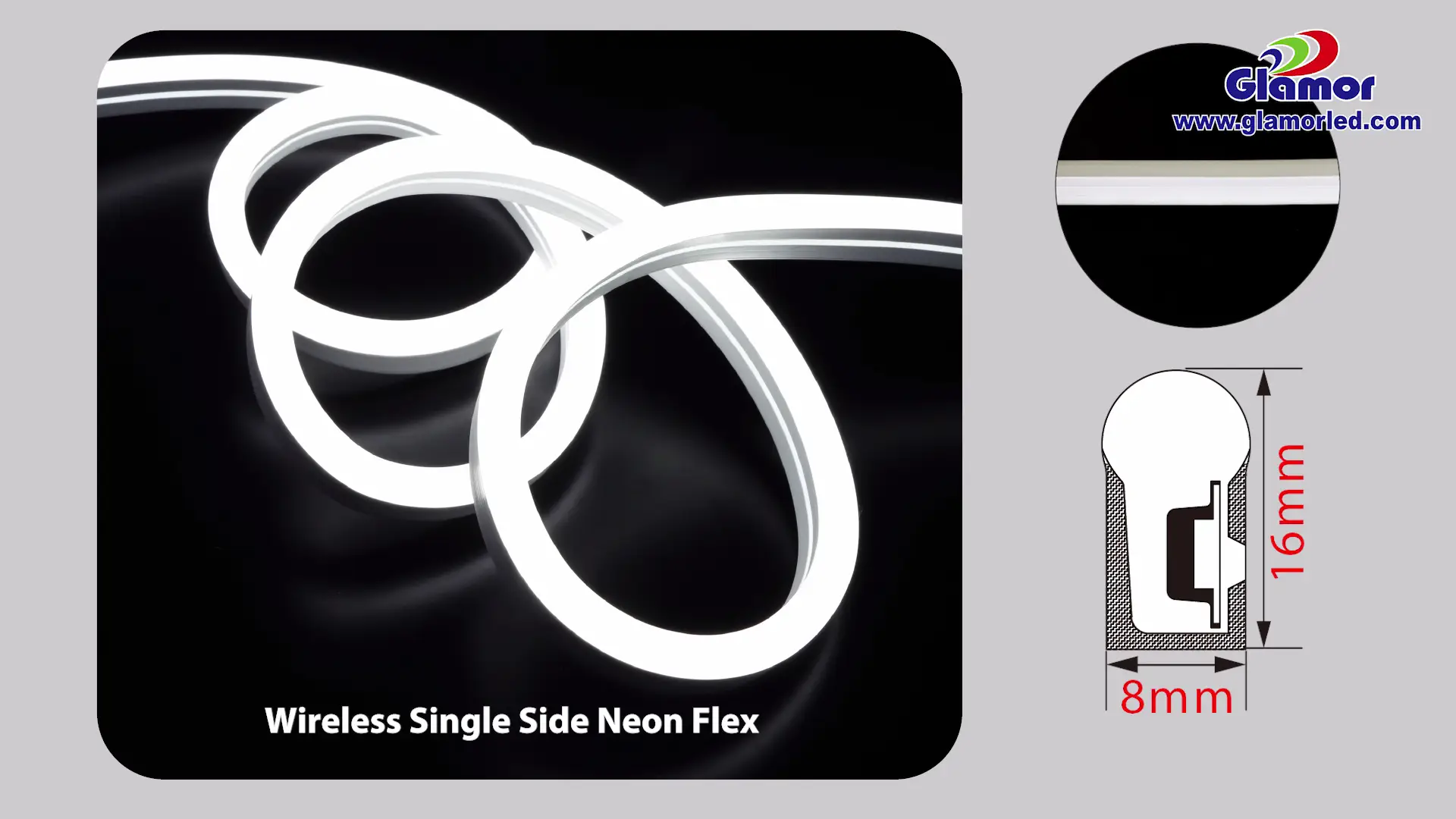 Bra leverantör av trådlösa, mjuka LED-neonflexbelysningar för enkelsidiga belysningslösningar - Glamour optoelectronics technology LTD 1