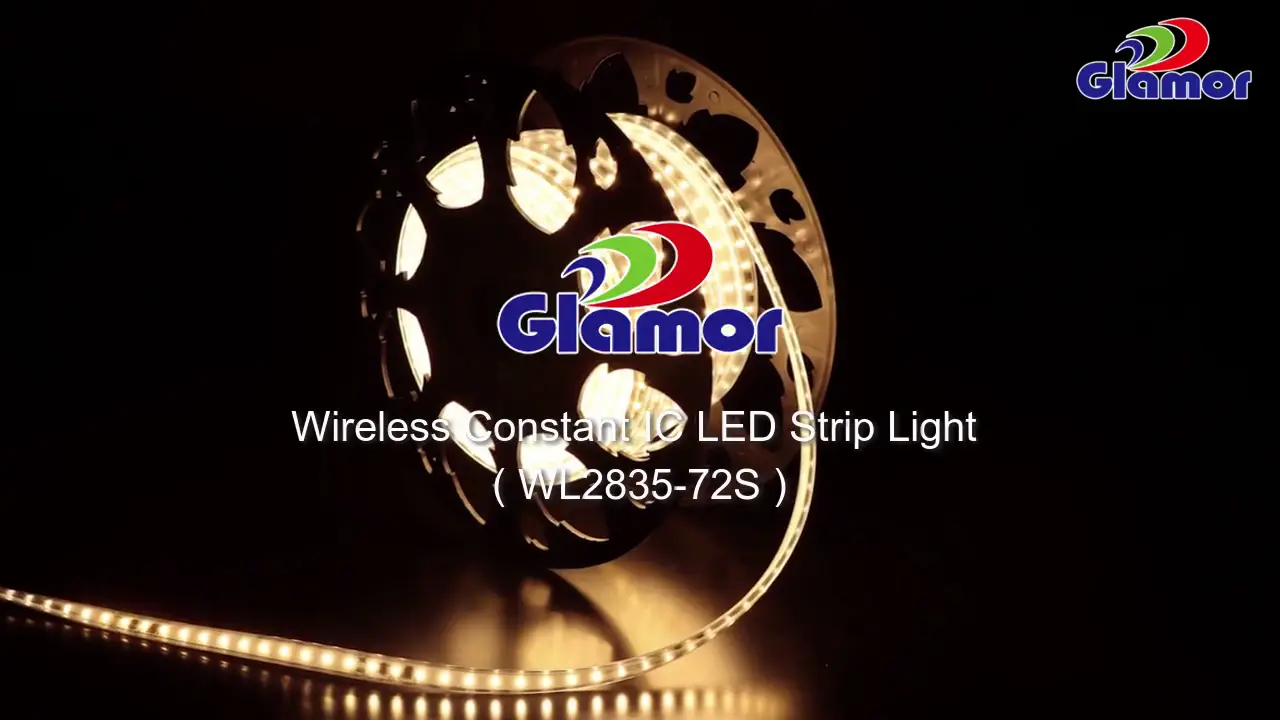 Sendrata LED-strio Konstantaj IC-tipoj Eksterdoma LED-strio WL2835-72S 1