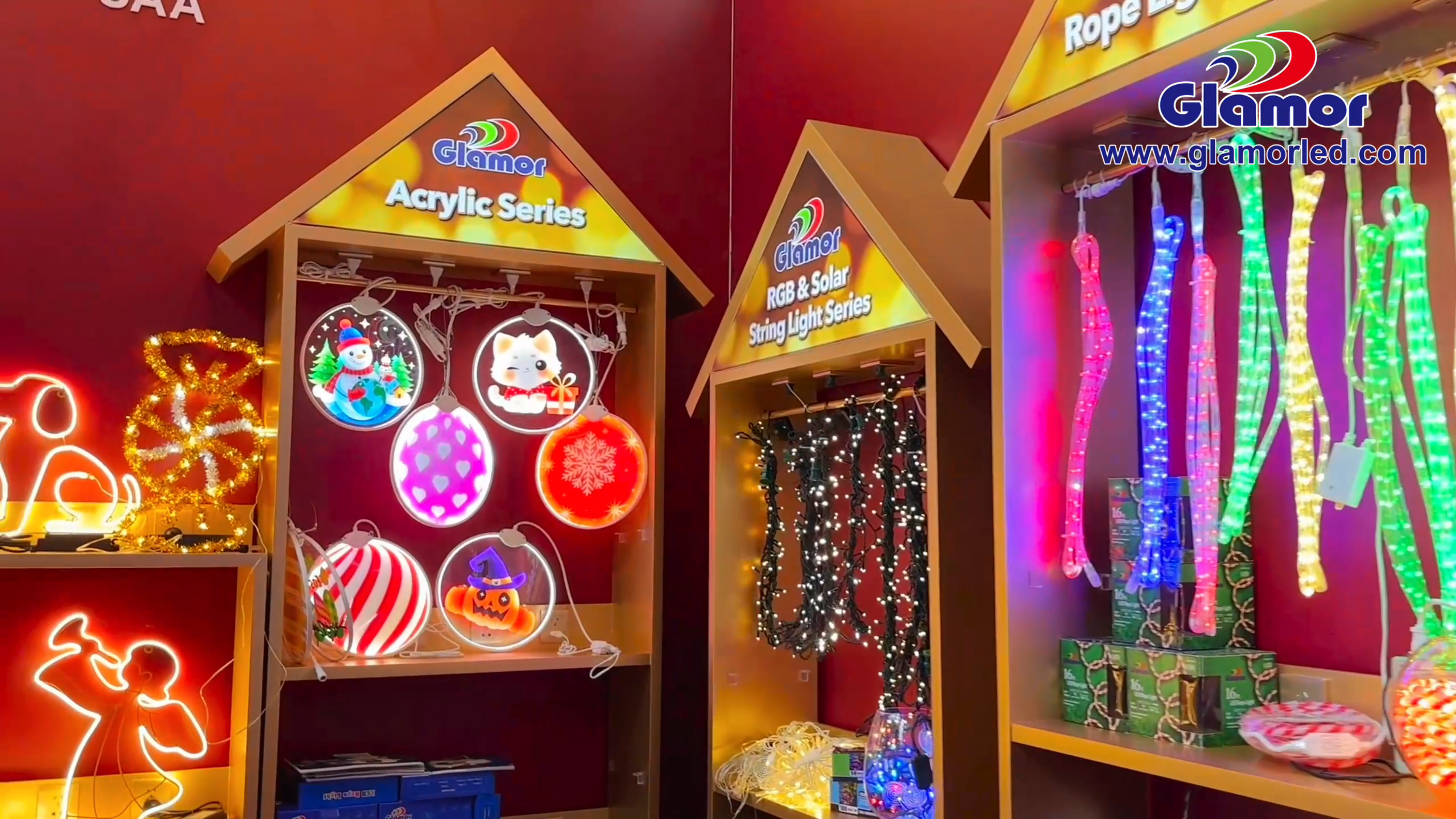 Çin İthalat ve İhracat Fuarı---2. Aşama Dekorasyon ışıkları Noel ürünü led aydınlatmalar Glamour 2