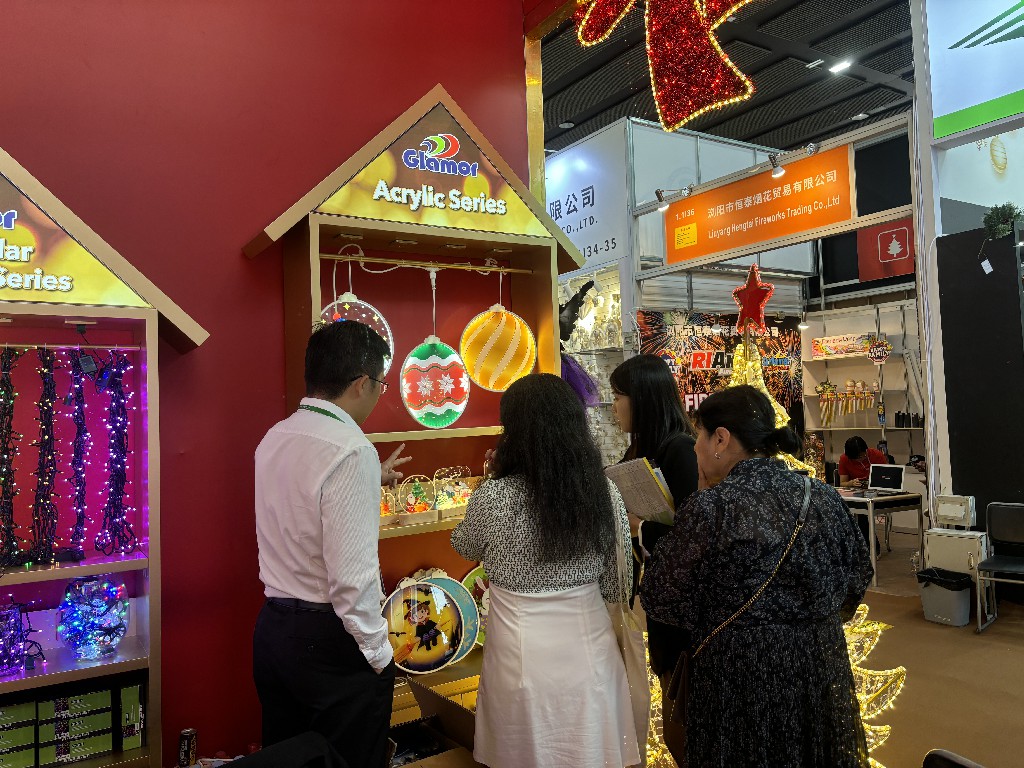 Çin İthalat ve İhracat Fuarı Kanton Fuarı dekorasyonu Aydınlatma aşaması 2 küçük motif 2D 3D ekran | Glamour üreticisi 3