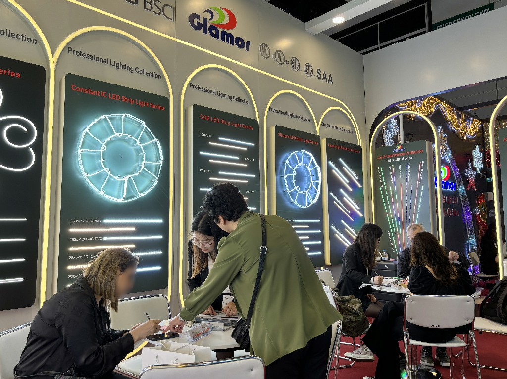 HK Lighting fair Bidhaa bora neon flex kamba mwanga led bulb motif mwanga | Mwangaza wa Glamour 7