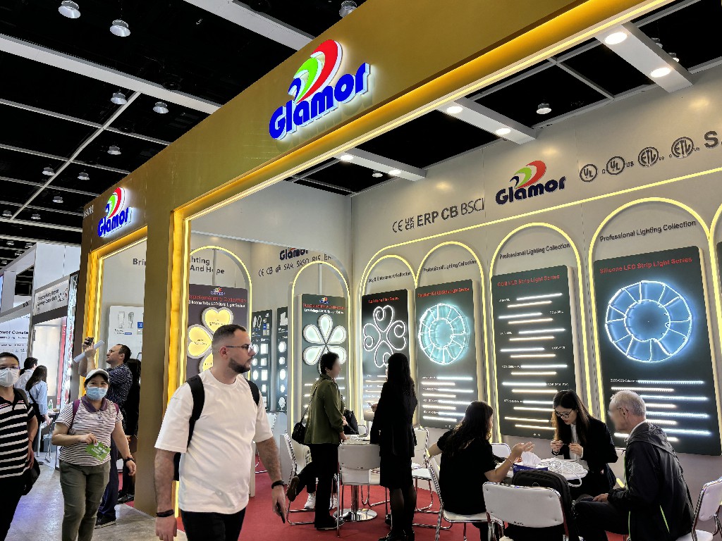 HK Lighting fair Bidhaa bora neon flex kamba mwanga led bulb motif mwanga | Mwangaza wa Glamour 9