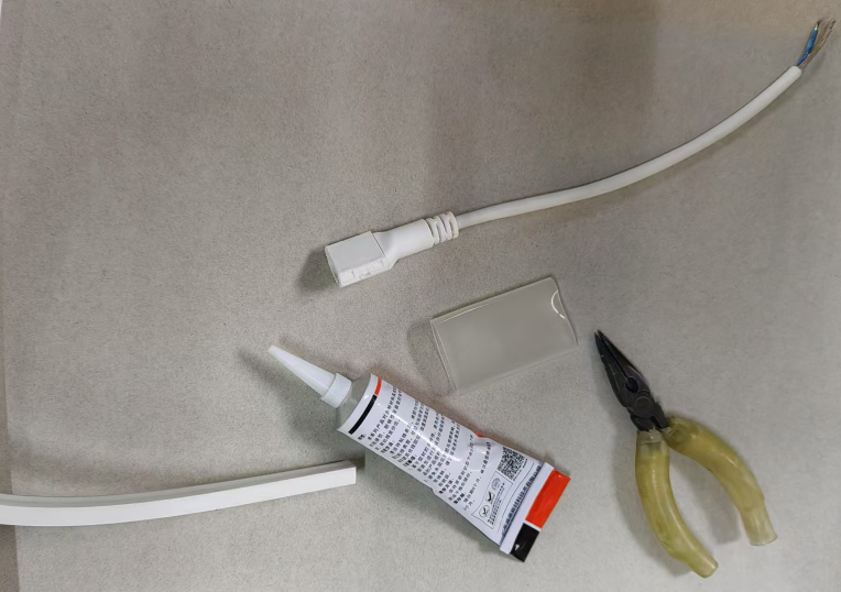 LED Neon esnek şerit ışık kurulumu 6