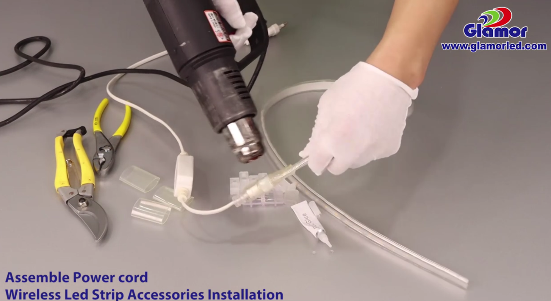 Kablosuz LED şerit ışığı (yüksek voltaj) nasıl kesilir ve takılır 4