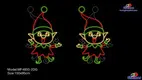Merry Christmas Elves Motif Light 1