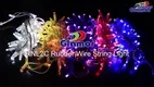 RNL2C Rubber Wire String Light | Waterproof LED Christmas Tree Fairy Lights 1