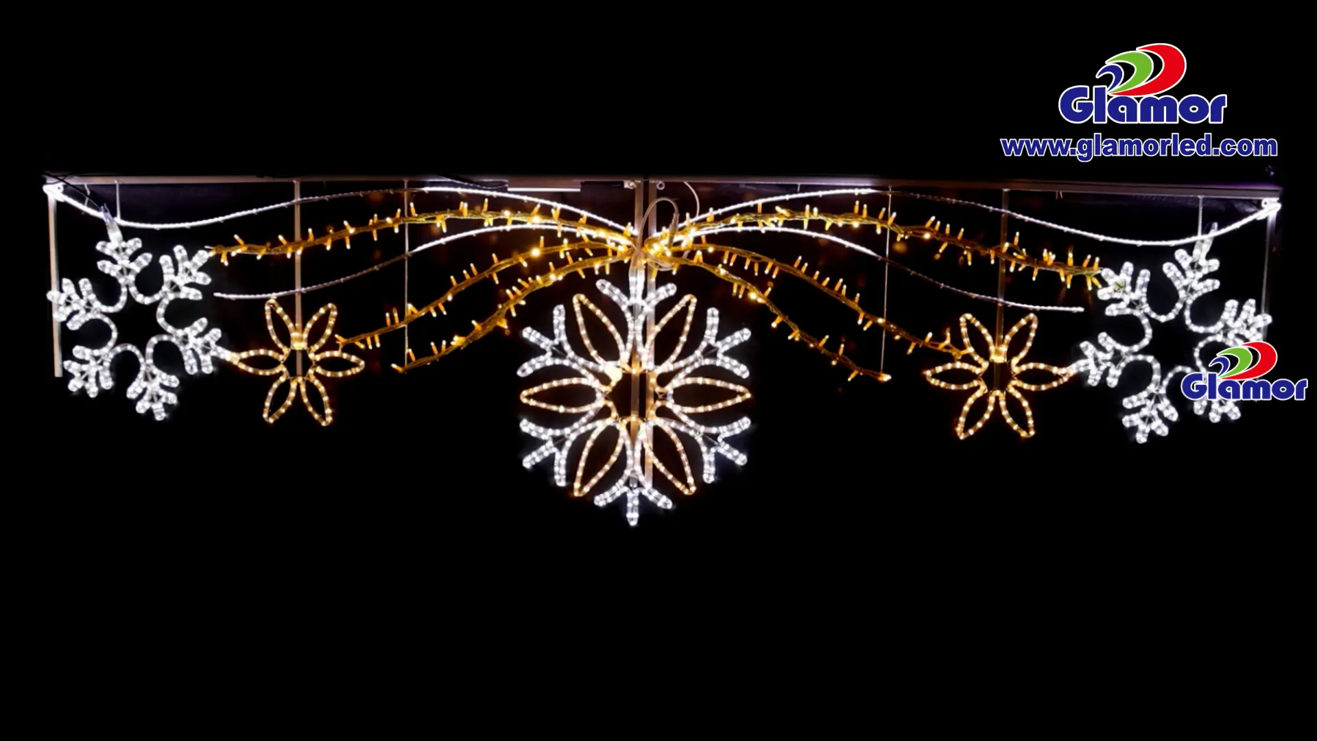 Christmas Motif Lights - Colorful Outdoor LED Pole Decoration 1