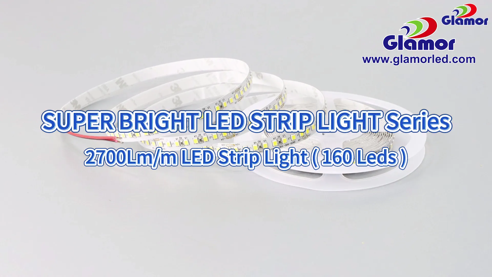 High Lumen LED Strip Light 2700lm 12V/24V 5m, 150lm/W, IP20/IP44/IP65/IP67/IP68 1