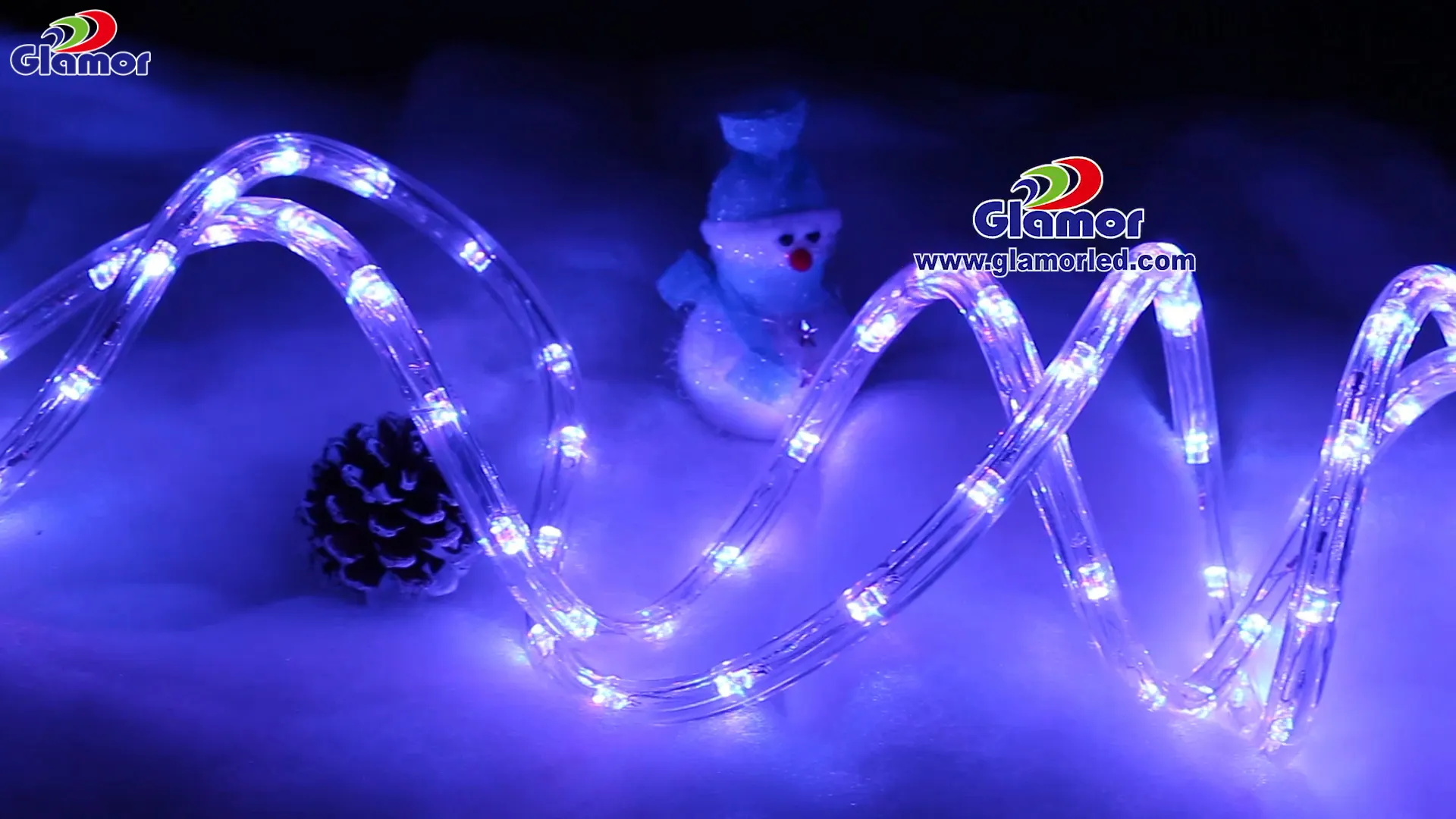 GLAMOR LED Rope Light: Waterproof Outdoor Christmas Lights 1