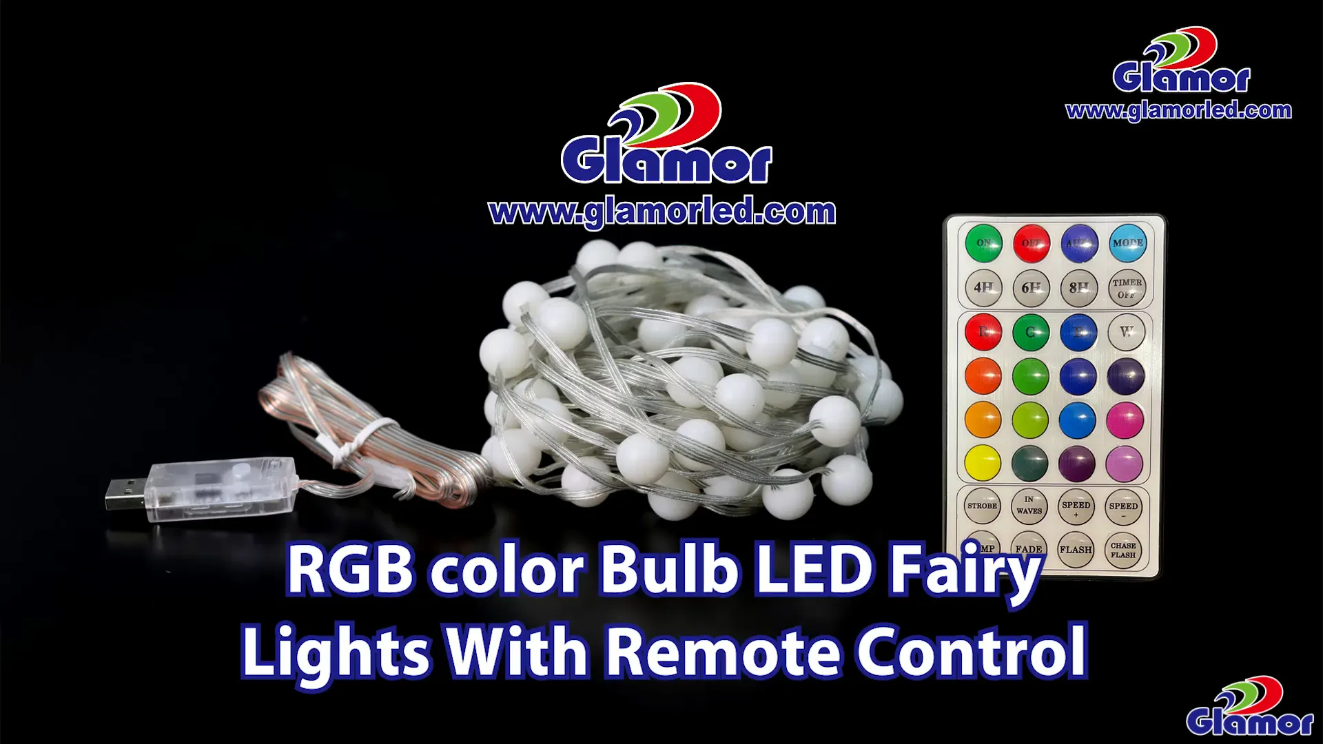 Purple Fairy Lights with USB Adapter for App and Remote Control 1