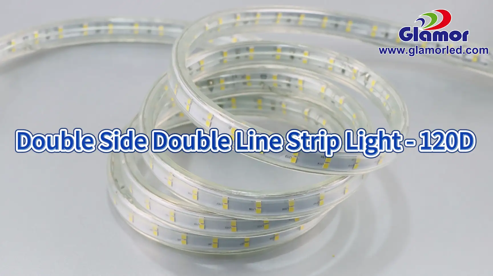 1800lm/m Ultra Bright 240Leds Double Side White IP65 Waterproof Outdoor Commercial illumination LED Strip Lights China Factory 1