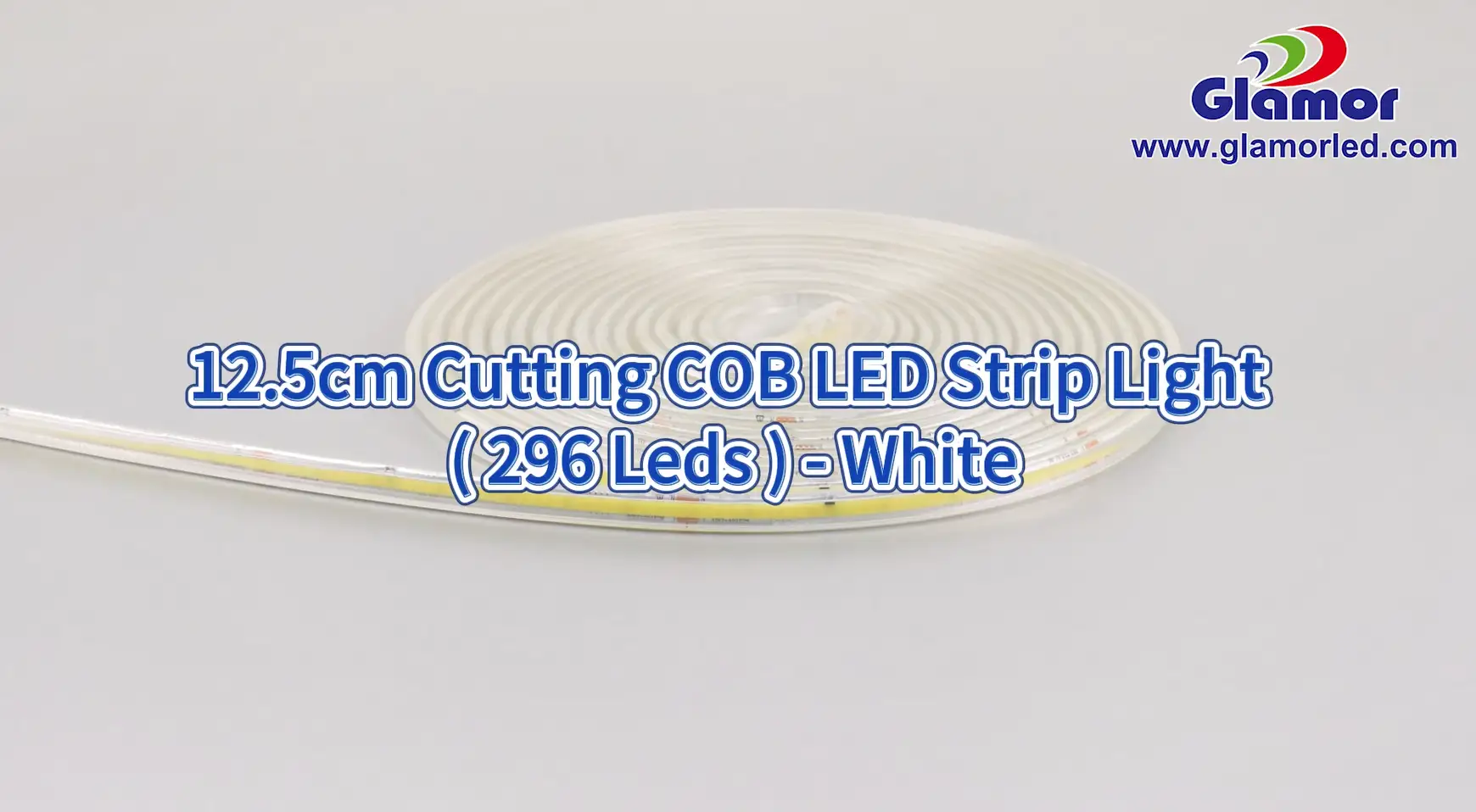 No Dark Spots 12.5cm Cutting IP67 Waterproof COB LED Strip Light High Voltage 296 Leds Lighting China Factory Glamor 1