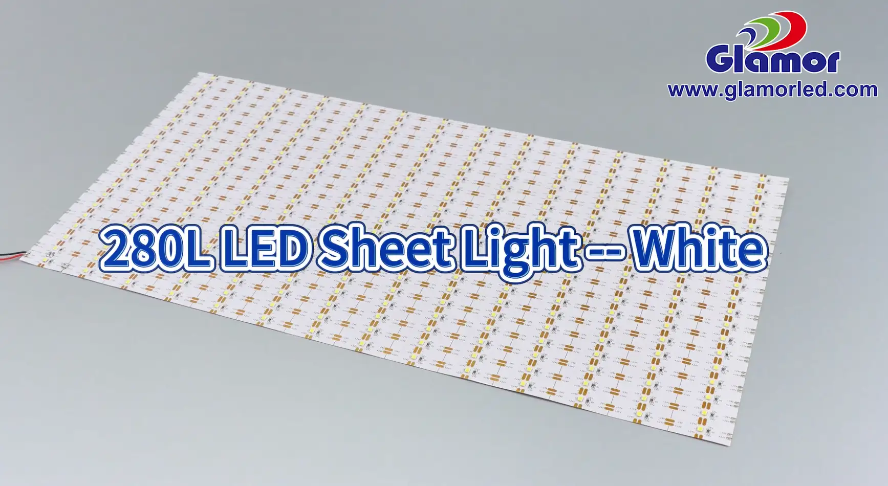 280leds Bright White DIY Free Cut Ultra-Thin SMD LED Sheet Light Strip Light China Manufacturer Glamor 1