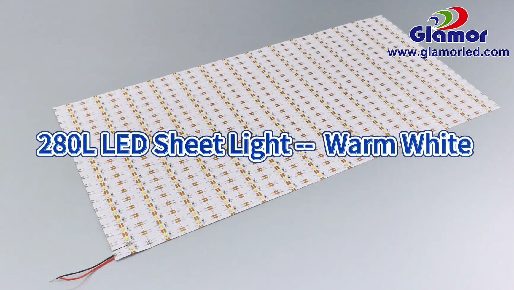 280leds Warm White DIY Ultra-Slim Free Cut Soft Glow SMD LED Sheet Light Strip Light China Factory Glamor 1