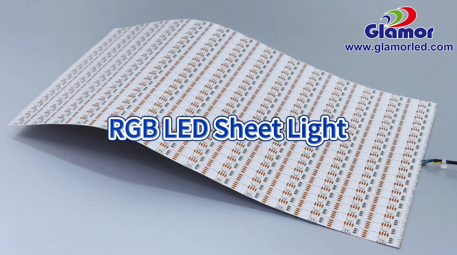 Zdalne oświetlenie LED RGB, elastyczne, zmieniające kolor, dekoracyjne, panelowe, dostawca Glamour w Chinach 1