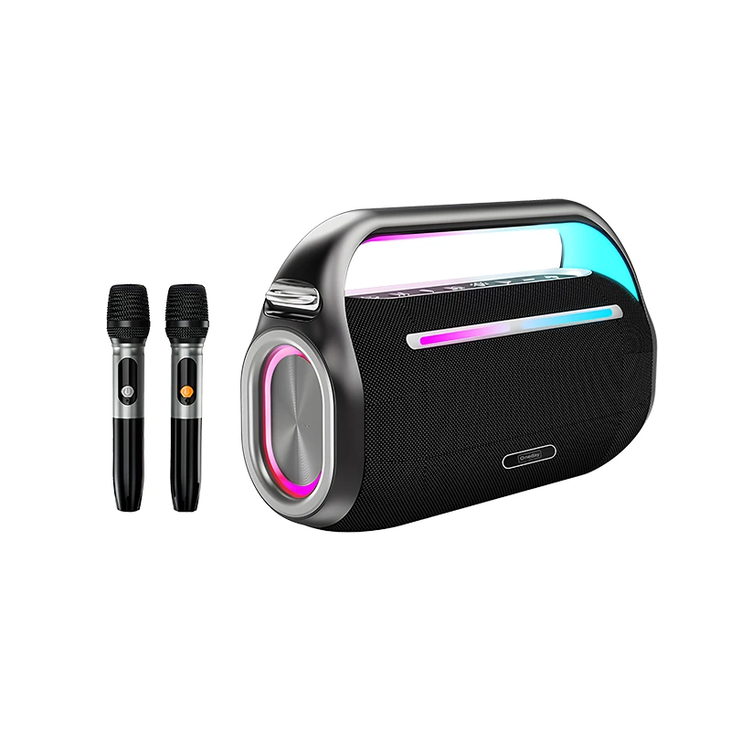Super bass sound KTV  dual microphone Bluetooth speaker 1