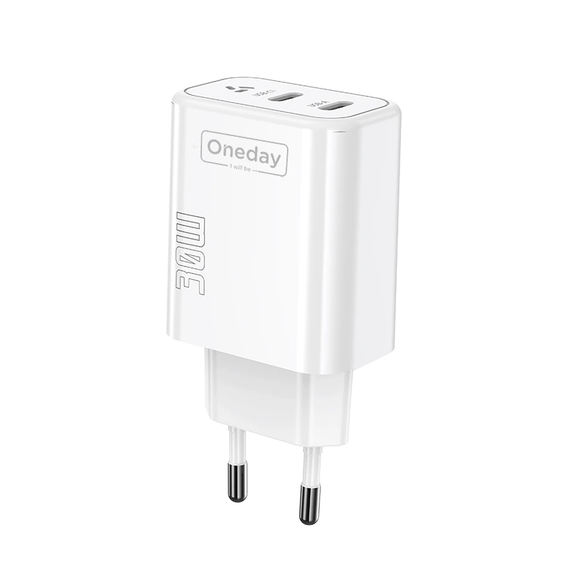 DC01 30W GaN Charger USB Type C Dual Port for Phone Tablet 1