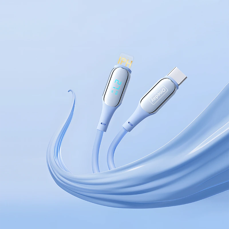 NA06 Fast Charging Data Cable 100W 27W PD Type C Silicone 120cm 1