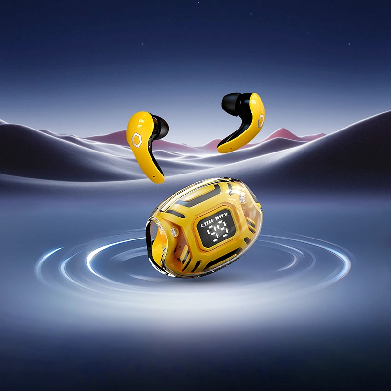 OE32 Heavy mecha design TWS earphone 1