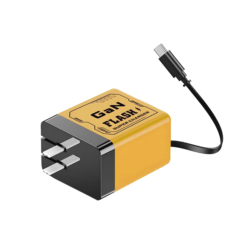 شاحن EC09 بقوة 120 واط بتقنية GaN مع كابل 1