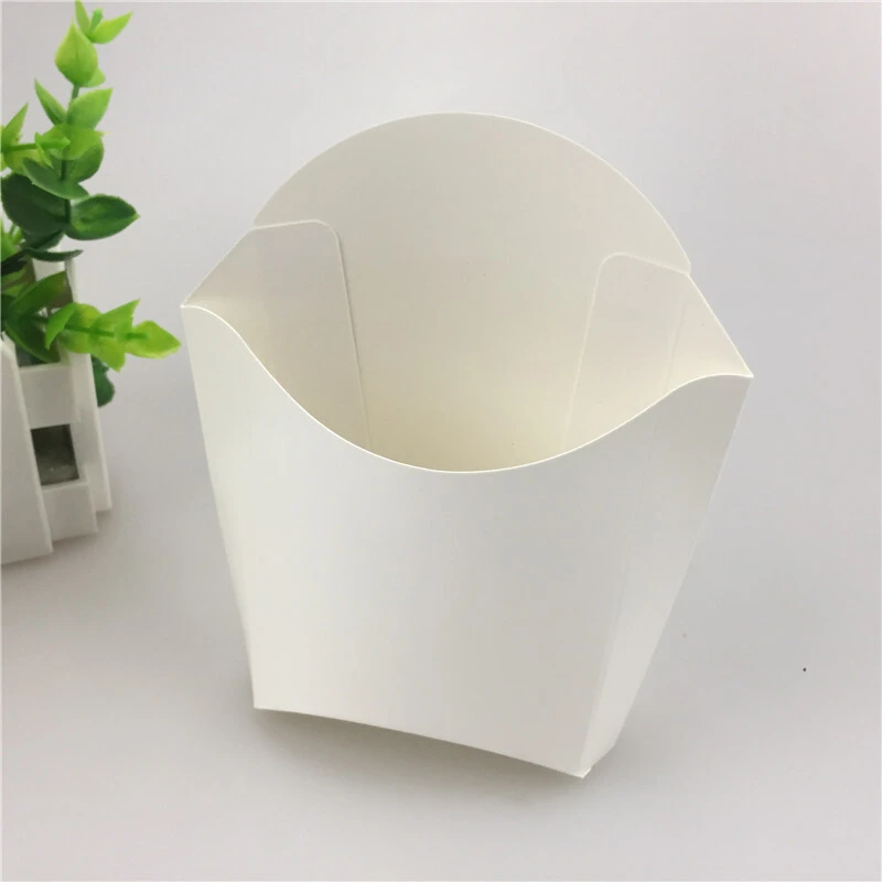 12oz Kraft Disposable Snack Containers French Fries Box Holders Snack Cups for Fries 1