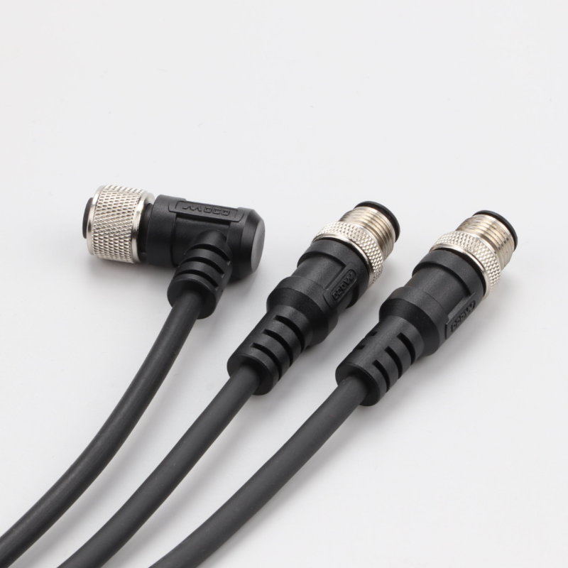 Conector industrial M12 de la serie M 10