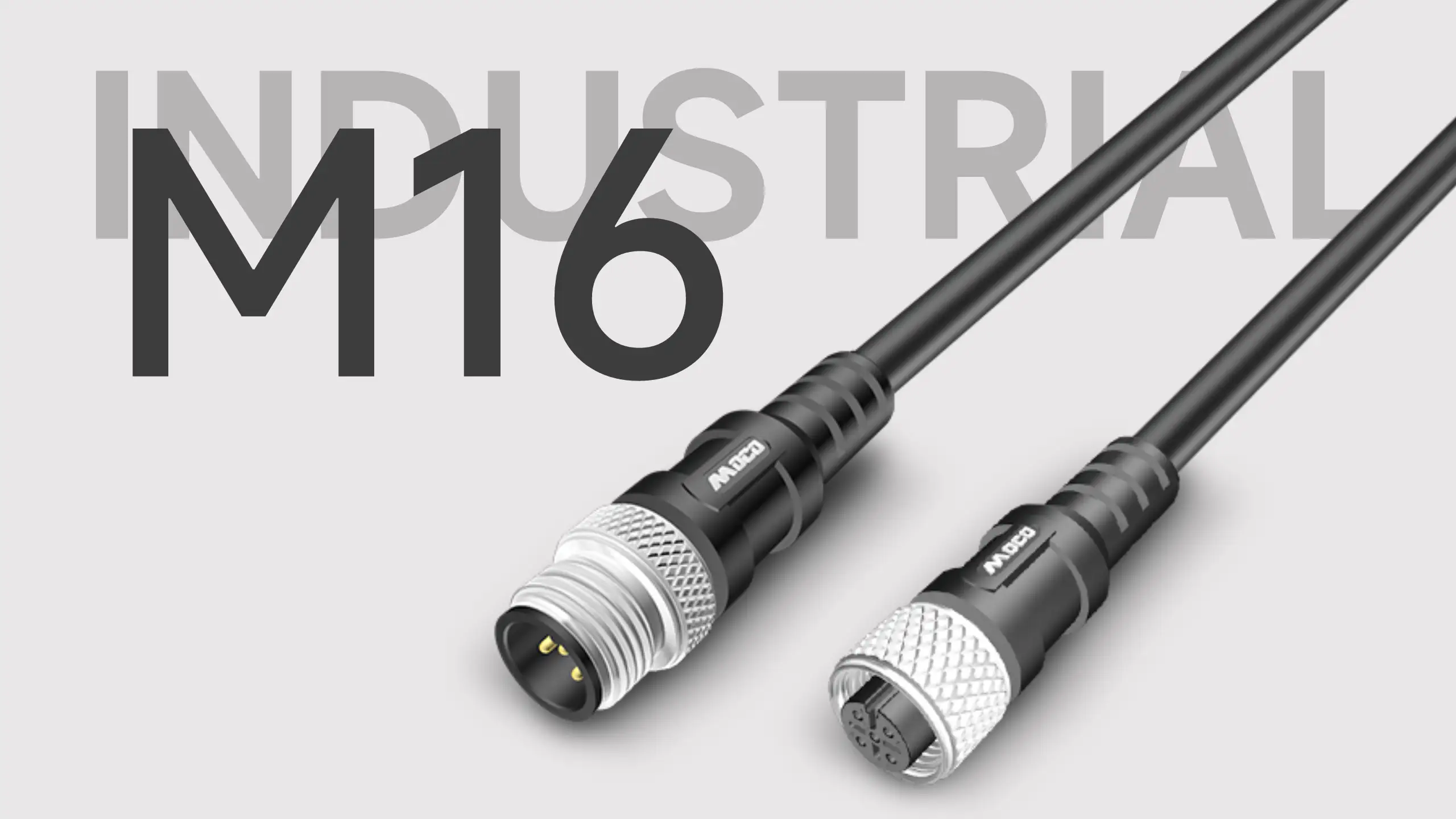 Conector industrial M16 de la serie M 1