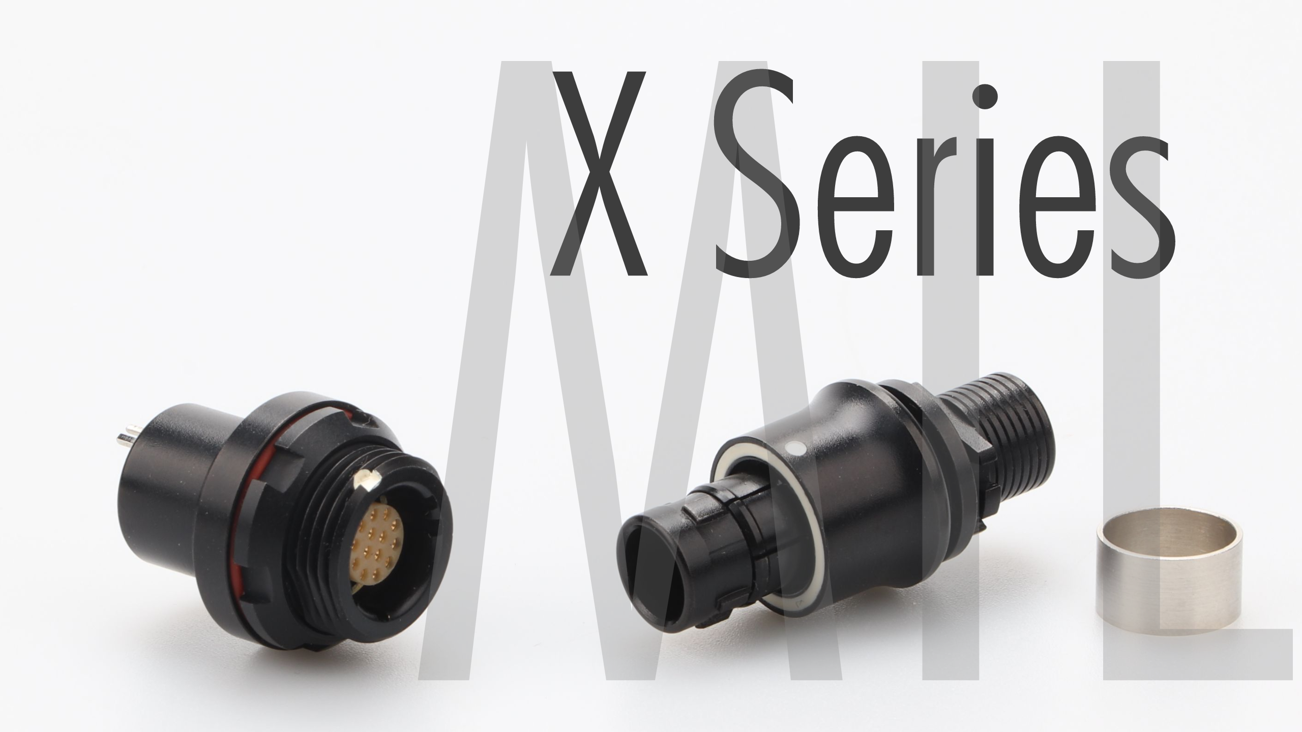 Conector militar Serie X: transmisión de datos de alta velocidad 8