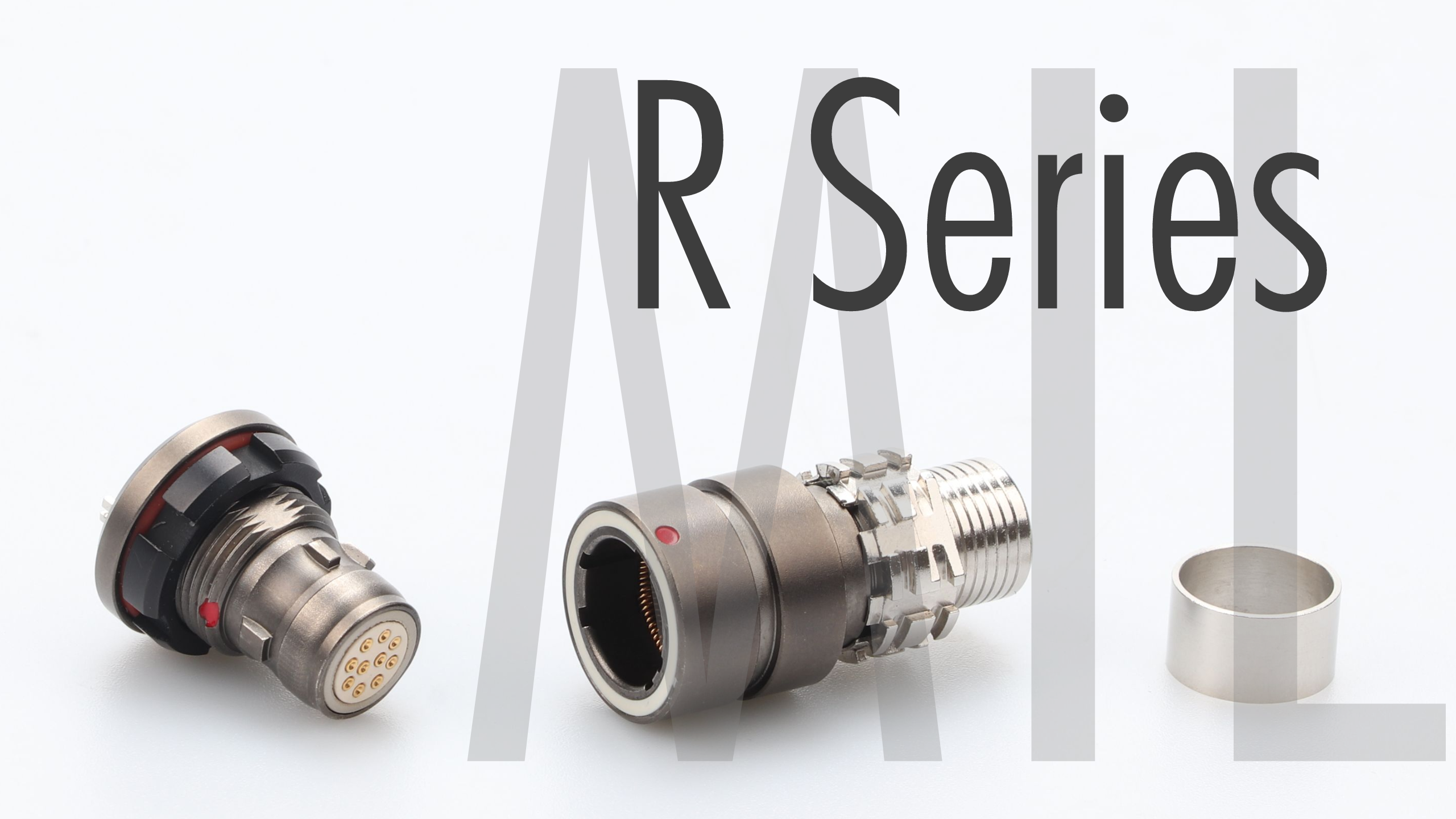 Conector militar Serie R - Fácil de limpiar 9