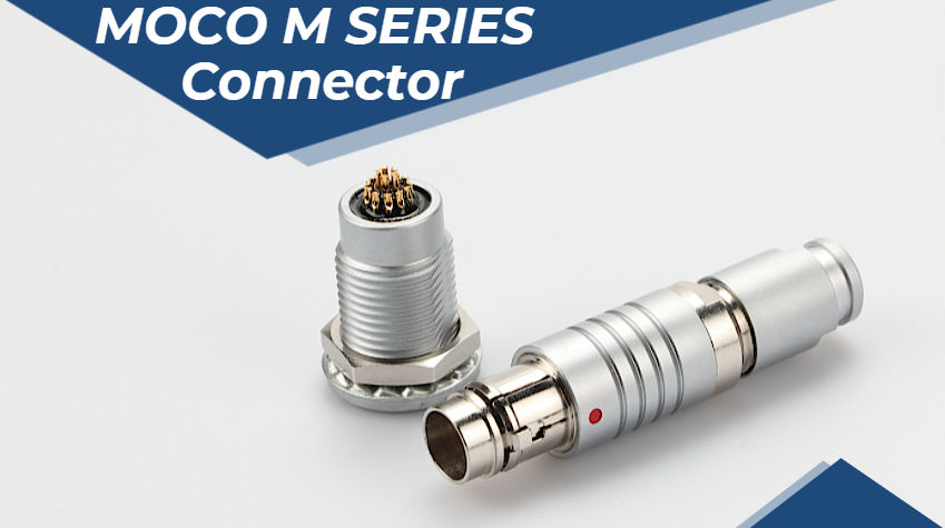 Conector push-pull estanco o hermético al vacío de la serie M de MOCO para carga industrial en exteriores 2