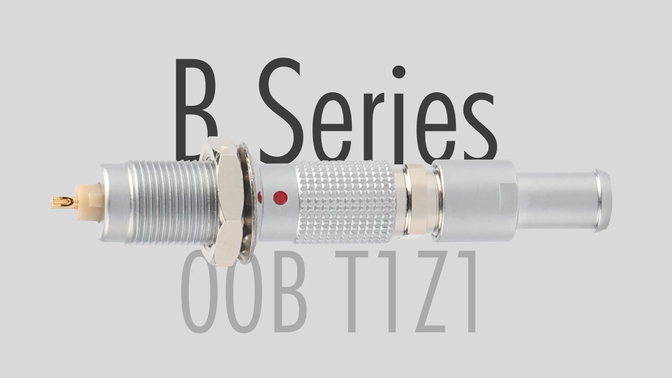 Introducción a los conectores circulares push-pull Conector MOCO 1