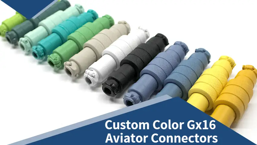 Cable de teclado mecánico con conector de aviación GX12/GX16 y colores de tendencia personalizados 1