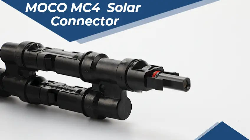 Conector MC4 para inversor solar fotovoltaico de CC MOCO para panel fotovoltaico eléctrico. 1