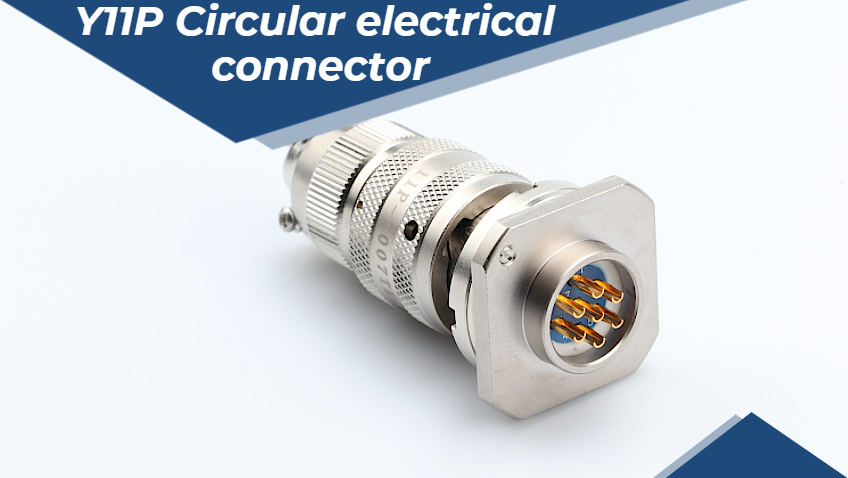 Conector eléctrico circular de bayoneta MOCO Y11P para sistemas de comunicación y prueba 2