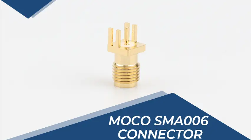 Conector coaxial RF recto MOCO SMA hembra para montaje en PCB de la mejor calidad. 1