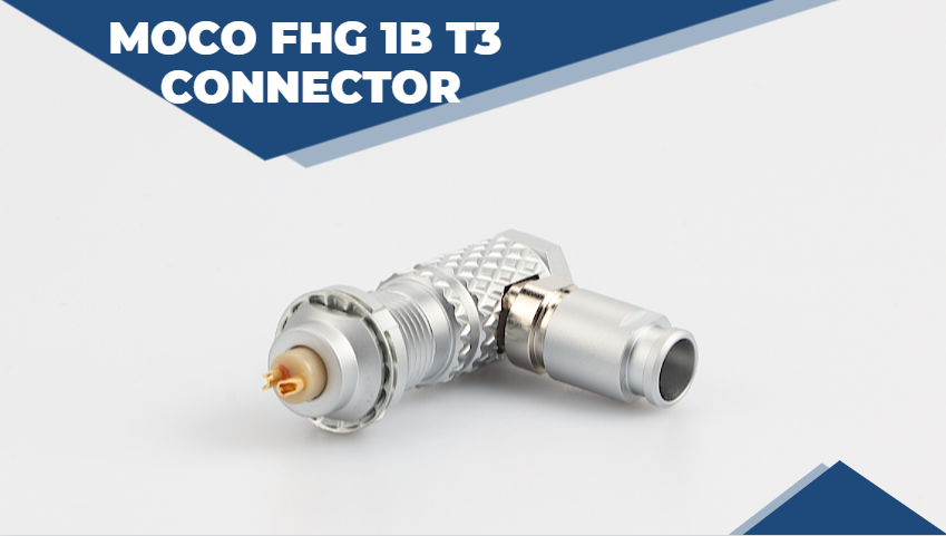 最高品質のMOCOプッシュプルコネクタ直角FHG 1B 302ビデオカメラ2ピンオス円形コネクタ工場 2