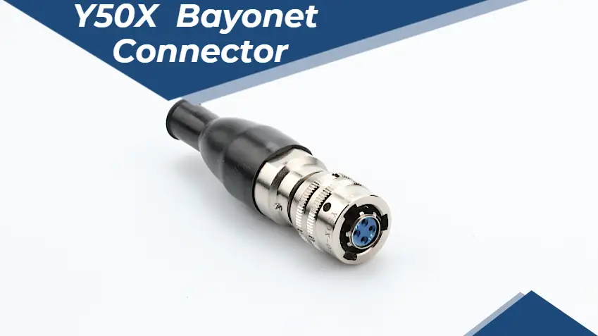 Conector de bayoneta MOCO Y50X para controlador de velocidad de bomba de refuerzo de gas 1