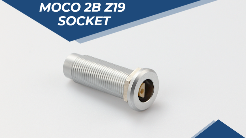 Conector hembra MOCO ECG EKG EEG 2BZ19 de aleación de zinc y metal, de la mejor calidad. 2