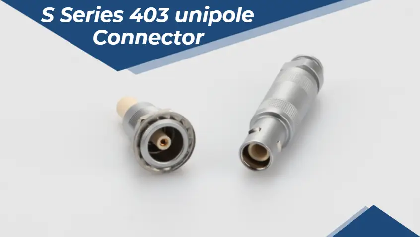 Conector unipolar de alto voltaje MOCO Serie S 403 1