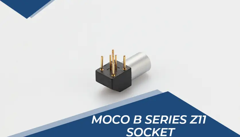 Conector de codo MOCO Serie B Z11 para conexión de cables industriales, conectores macho para componentes electrónicos 1