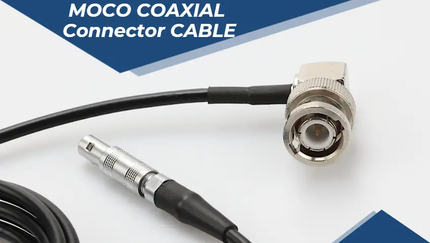 Cable conector BNC MOCO a conector unipolar y coaxial 00S para aplicaciones de antena externa 1